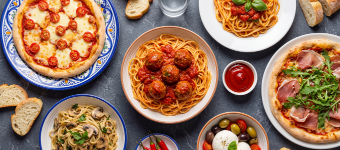 Італійська класика: продукти для пасти, піци та антипасто