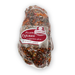 Рулет "Бащинський" Гурман варено-копчений з курячого філе 