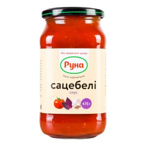 Соус "Руна" Сацебелі зі стевією, 475 г