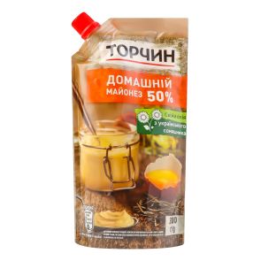 Майонез "Торчин" Домашній 50%, 300 г