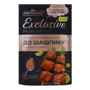 Приправа "Pripravka" з розмарином та часником до шашлику Exclusive Professional, 45г