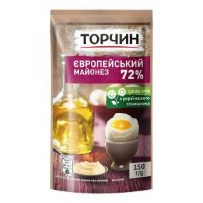 Майонез "Торчин" Європейський 72%, 150 г